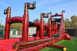 received 1329748530991545 1705871191 24' Pirate Ship Slide w/slip n slide