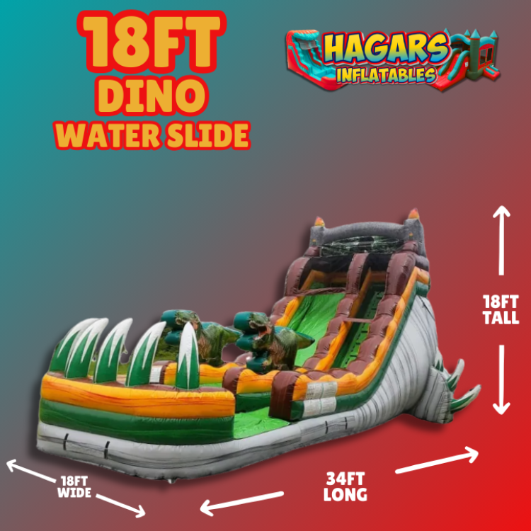 18ft Dino Slide